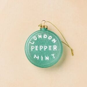 John nwt Derian for Target Glass London Peppermint Ornament